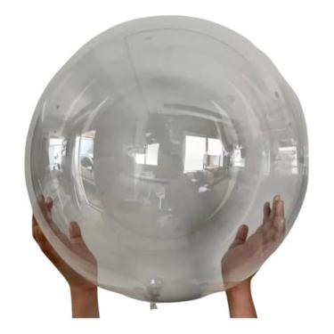 Imagem de Kit 10 Balão Bubble Bolha Transparente 18 Polegadas 45cm