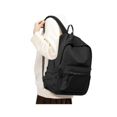 Imagem de Mochila escolar BJLFS pequena preta impermeável 24L para meninas e mul