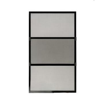 Imagem de Tela Mosquiteira Regulável Para Janelas Esquadria Tela Mosquiteiro proteção Mosquito Moscas Inseto(Preto,50x70)