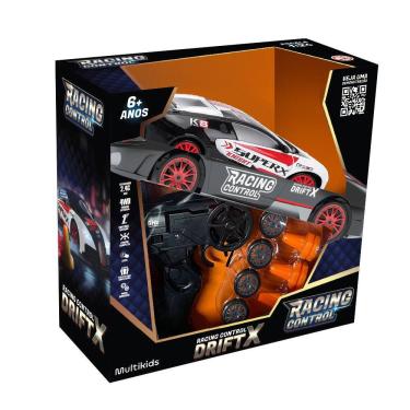 Imagem de Carrinho de Corrida de Controle Remoto Drift x Vermelho e Preto Multikids - BR2417