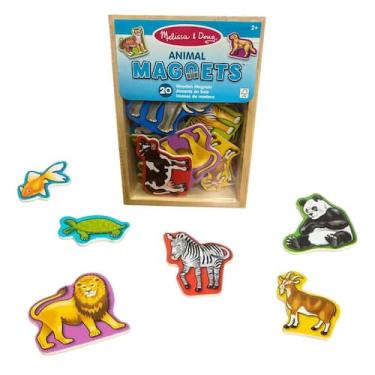 Imagem de Melissa & Doug 20 Animais Magnéticos de Madeira Sunny 4619