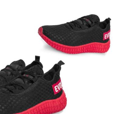 Imagem de Tênis Boost Masculino Evoltenn Esporte Casual Colmeia, 42, Vermelho