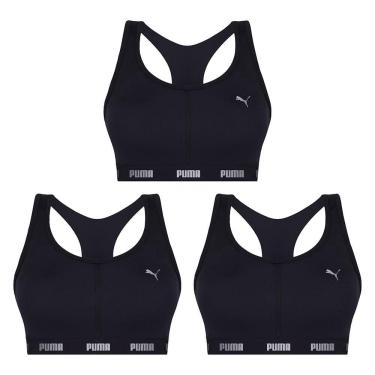 Imagem de Kit 3 Tops Puma Nadador Com Bojo Feminino
