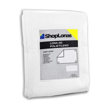 Imagem de Lona Polietileno Branca ShopLonas310 - 8X4