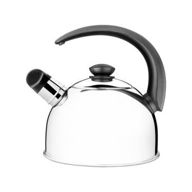 Imagem de Chaleira Tramontina Inox com Apito 2,1L Brava - 61483/013, 2,1L, Prata