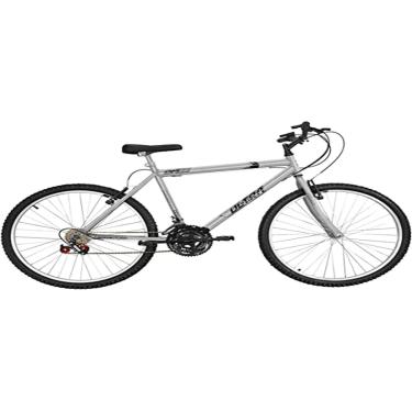 Imagem de Bicicleta de Passeio Ultra Bikes Esporte Chrome Line Aro 26 Reforçada Freio V-Brake – 18 Marchas Cromado