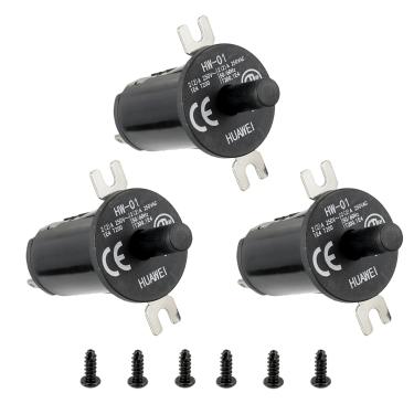 Imagem de HUAREW Pacote com 3 kit de tampa de funil/interruptor de porta com 6 parafusos de montagem, compatível com churrasqueira digital a carvão Masterbuilt Gravity Series 560/800/1050 XL + defumadores