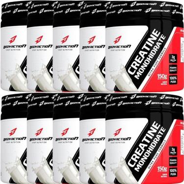 Imagem de Kit 10X Creatine Monohydrate - 150g - BodyAction-Masculino