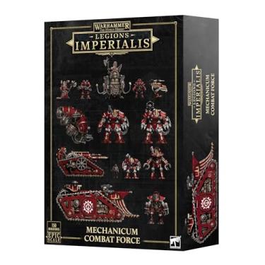 Imagem de Games Workshop LEGIONS IMPERIALIS: Mechanicum Combat Force – 150 Multi-Part Epic Scale Miniatures, 60-Model Army Kit with Transfer Sheets and Bases