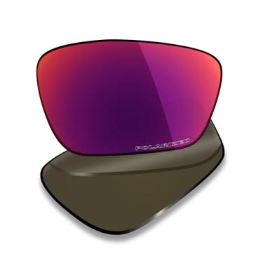 Imagem de Mryok Lentes de reposição ultra polarizadas para óculos Oakley Crosslink Sweep OX8031 55 mm, HD Polarized, proteção UV, resistente a impactos e ajuste perfeito - Midnight Sun
