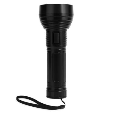 Imagem de Lanterna Tática Recarregável LED T9 P50 1200 Lumens Zoom Ajustável Super Potente Longo Alcance Militar Camping Pesca Segurança Trilha Fazenda Sitio Caça Vigilante Resistente Emergência