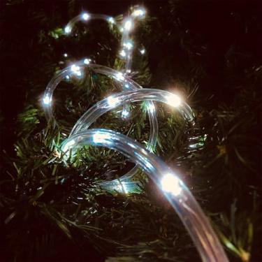 Imagem de Cordão Luminoso LED, 10 Metros, 180 LEDs, Iluminação Branca, Mangueira Pisca-Pisca para Decoração