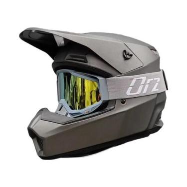 Imagem de Capacete Completo Para Corrida off Road De Motocicleta E Bicicleta, Ra