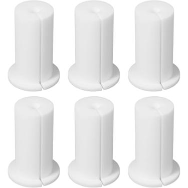 Imagem de Kit de roteamento de 6 peças para Starlink, buchas de silicone para orifício de parede de 2,5 cm, acessórios de montagem de ilhós para Starlink Ethernet (branco)