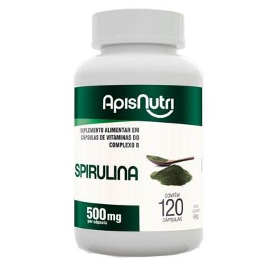 Imagem de Spirulina Espirulina 500mg Apisnutri 120 comprimidos-Unissex