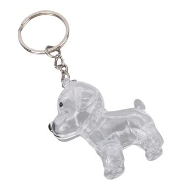 Imagem de Yinhing Chaveiro Coletor de Pelos de Cachorro 3 Peças, Caixa de Armazenamento Memorial para Pelos de Animais de Estimação, Garrafa Transparente para Amantes de Animais de Estimação (Cachorro