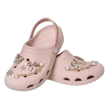 Imagem de Chinelo Babuche Infantil Sandália Menina com Enfeite de Laço (Nude, BR, Criança de 4 a 8 anos, Numérico, 33)