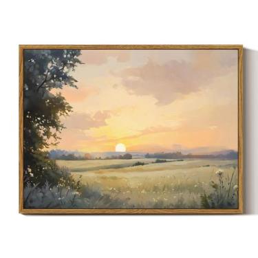 Imagem de Arte de parede em Simsea Fall Landscape Tela 30x40 cm - InSimSea