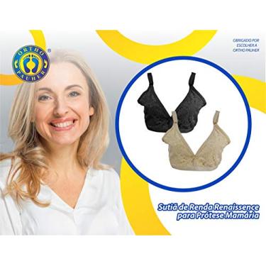 Imagem de Sutiã para Prótese Mamária Renaissance, Ortho Pauher, Bege, 44