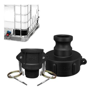 Imagem de Engate Rápido Camlock 2x1 Pol Kit Para Container Ibc 1000l - OFA