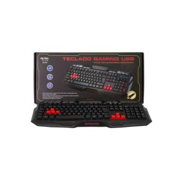 Imagem de Teclado Gamer Braview Tco-801 Multimidia Usb Verde