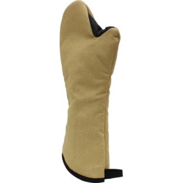 Imagem de Intedge Luva de forno 338HGO17, 43 cm, resistente ao calor até 260 °C, ouro, feita nos EUA, ouro, 1 cada