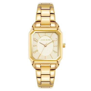 Imagem de Anne Klein Relógio de pulseira feminino, Dourado