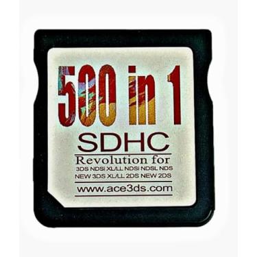 Imagem de Cartão de jogo DS 500 em 1 SDHC funcionará em DS DSI DSIXL 2ds 2DSXL 3DS 3DSXL