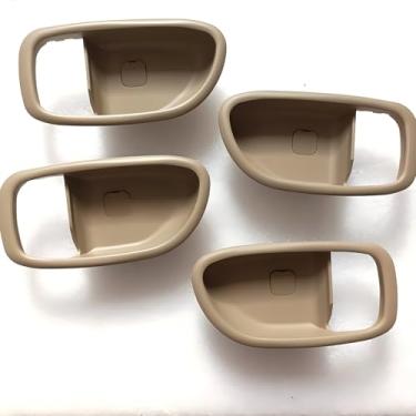 Imagem de 82611-2H000 82621-2H000, 4 peças lado esquerdo direito maçaneta interna moldura para Hyundai Elantra 2007-2010, 826112H000 826212H000826212H000