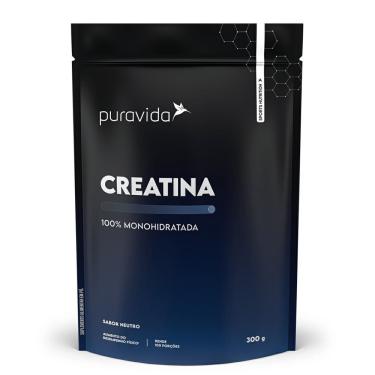 Imagem de Suplemento Alimentar Creatina 100% Monohidratada Puravida 300g