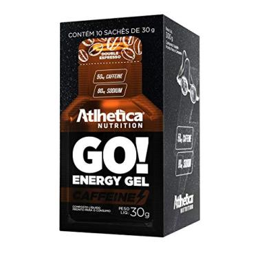 Imagem de Go Energy Gel Caffeine 10 Sachês (30G Cada) - Sabor Double Espresso, Atlhetica Nutrition