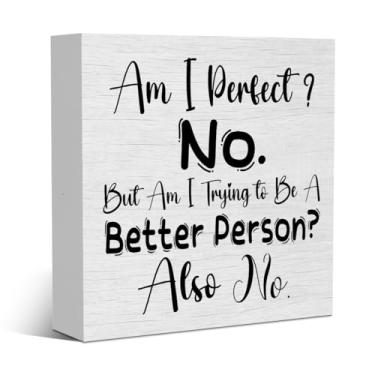 Imagem de Placa de caixa de madeira rústica engraçada, decoração de mesa, suprimentos de decoração de escritório, presentes sarcásticos, irmãos, amigos, acessórios de mesa para prateleira de mesa, casa, quinta