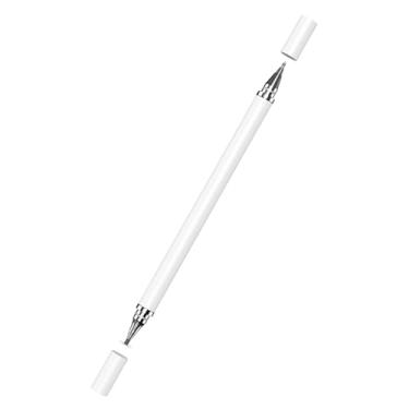 Imagem de Caneta esferográfica para telefone inteligente, canetas esferográficas para telas sensíveis ao toque,Caneta de pintura de toque de cabeça 2 em 1 | Caneta esferográfica de alta precisão, caneta tablet