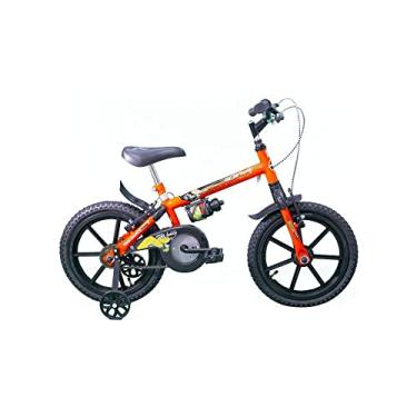 Imagem de Bicicleta Infantil Aro 16 Dino Laranja Neon Track Bikes