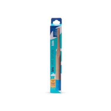 Imagem de Escova De Dente Bambu Infantil Veitsmile Azul