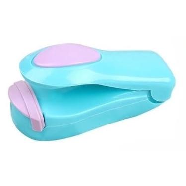 Imagem de Mini Seladora Portátil para Embalagens Plásticas com Ímã – Seladora Manual de Cozinha Moderna (1pc)