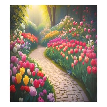 Imagem de SEHANY Dreamy Garden Wildflowers capa de ímã de lava-louças, adesivos magnéticos para decoração de Natal antiarranhões para painel de geladeira e lava-louças, decoração de Natal de cozinha doméstica