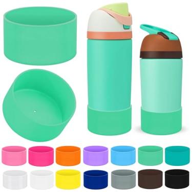 Imagem de Limotex 2 peças de botas protetoras de silicone compatíveis com Owala Kids 473 g e 396 g, acessórios para 340 g - antiderrapante, resistente a arranhões, adequado para escola, ao ar livre, fácil