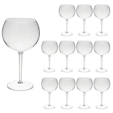 Imagem de Taça De Gin 600ml Kit 12pçs Acrílico Alto Padrão Premium - NEOPLAS, Tr