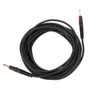 Imagem de Naroote Cabo de Guitarra de, Cabo de Cabeça de Injeção Elétrica Preta para Excelente Efeito de Som, Adequado para Guitarras, Baixos, órgãos Eletrônicos (10m/32,8 pés)