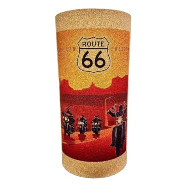 Imagem de Banqueta Banco Rolha De Vinho Route 66 Harley Madeira Cortiça