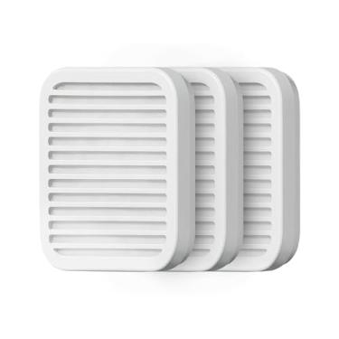 Imagem de Pacote com 3 pacotes de refil de secagem para alimentador automático de gatos Zoiydals 5,5 L (modelo TWQ-001) – mantém a ração fresca e absorve umidade, com lembrete de substituição de aplicativo