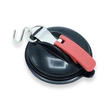 Imagem de Âncora de ventosa vácuo para acampamento com gancho fixação barracas carro lona barcos rack bagagem casa lavagem animais estimação tosa e banho