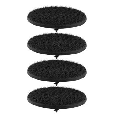 Imagem de SING F LTD 4 peças de clipes de tapete de carro de plástico preto fivela de fixação de carpete de carro 9171368-106480-11 tapete de carro braçadeira de fixação de ponta espiral compatível com BMW MINI