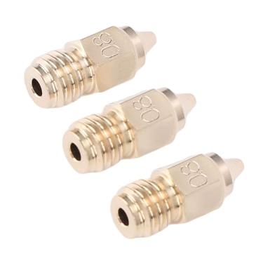 Imagem de Hyuduo Bocal Hotend de 0,8 Mm, Substituição de Bico de Latão para Impressora 3D Ender 5, Entupimento Reduzido à Prova de Alta Temperatura de 572°F para Fluxo Suave de Filamento