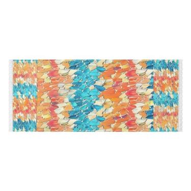 Imagem de Wassud Fragmentos de vidro, capas artísticas para lavadora e secadora, protetor de lavadora com sacos de armazenamento, capa de geladeira à prova de poeira com bolsos para lavanderia doméstica