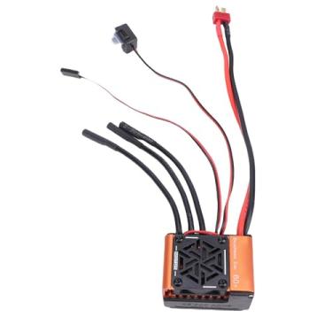 Imagem de RiToEasysports ESC Sem Escova, Controlador de Velocidade Elétrico 60A 2-3S Com Conjunto de Combinação de Conector para Rastreador de Caminhão de Carro 1/10 1/12 RC