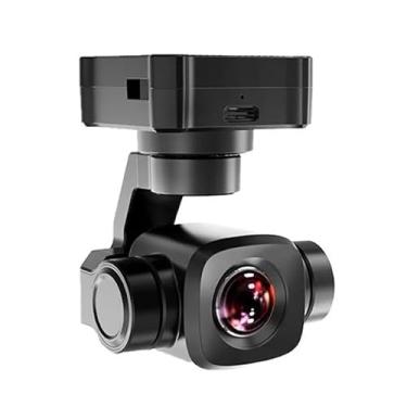 Imagem de EYBF Gimbal Camera for A8mini, 4K 8MP Ultra HD with Sony Night Vision, 6X Digital Zoom, 3-Axis Stabilizer, Mini Pod Model Aircraft Drone Camera