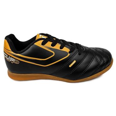 Imagem de Chuteira Futsal Topper Cup VIII Infantil Preto Conforto-Unissex