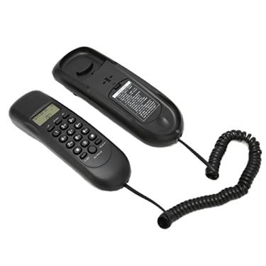 Imagem de aqxreight VTC?50 Telefones Fixos Telefone Digital Portátil Montado na Parede Com Identificador de Chamadas para Escritório de Negócios Sala de Casa Arrumada Memórias de Escritório Respondem Muito,